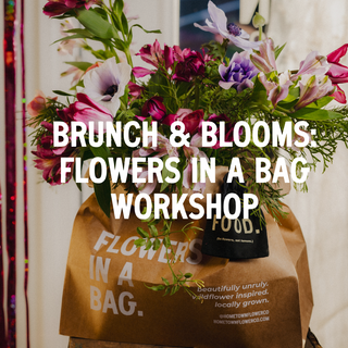 Brunch & Blooms: Flowers in a Bag Workshop l February 11th , Huntington