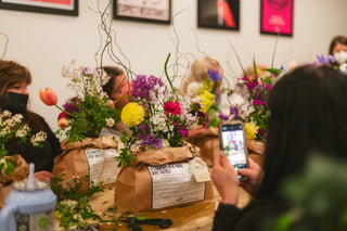 Pre-Mother's Day Brunch & Blooms: Flowers in a Bag Workshop - May 5th