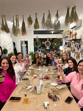 RHONJ Trivia Happy Hour & Dried Floral Disco Ball Workshop, May 5th