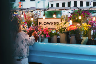Seasonal flower decoration for holiday gatherings