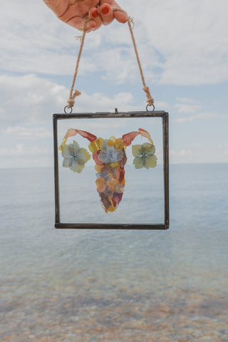 The Floral Uterus Frame