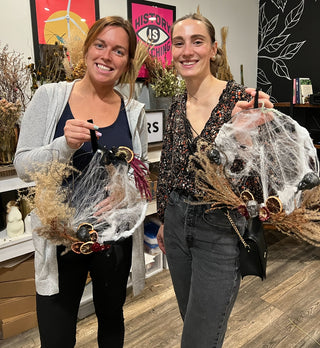 Spiderweb Dried Floral Wreath Workshop - October 3rd
