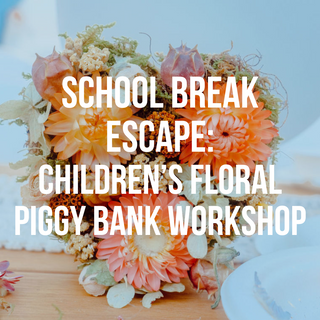 School Break Escape: Children's Floral Piggy Bank Workshop | January 15th, Huntington