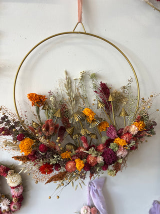 Dried Floral Panels and Hoop Wreath Workshop - April 12th