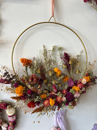 Dried Floral Panels and Hoop Wreath Workshop - April 12th