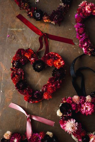 Galentine’s Dried Floral Hearts & Self Love Ritual l February 9th, Huntington