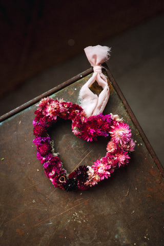 Galentine’s Dried Floral Hearts & Self Love Ritual l February 9th, Huntington