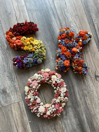 The Dried Floral Letter
