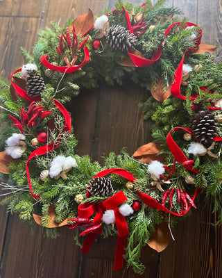 Fresh Holiday Wreath Workshop - Dec 5th, Huntington