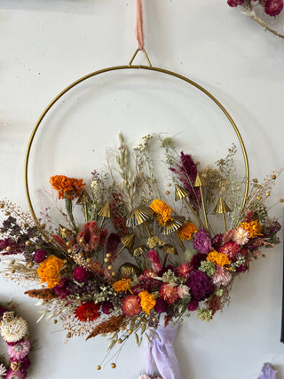 Dried Floral Panels and Hoop Wreath Workshop - April 12th