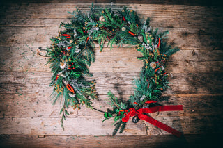 The Decorated Fresh Hoop Wreath