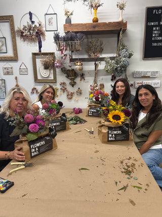 October Flowers in a Bag Workshop: October 18th