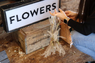 Brunch & Blooms: Dried Floral Hoop Wreaths Workshop | January 21, Huntington