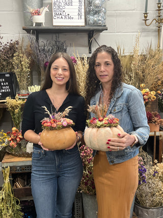 Dried Floral Pumpkins Workshop: October 13th