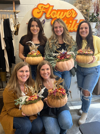 Dried Floral Pumpkins Workshop: October 13th