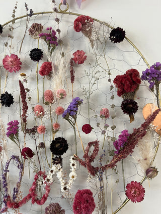 Dried Floral Panels and Hoop Wreath Workshop - April 12th