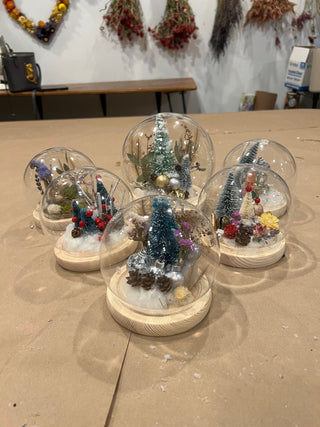 Dried Floral Snow Globe Workshop - Dec 4th, Huntington