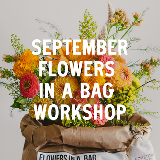 September Flowers in a Bag Workshop: September 20th