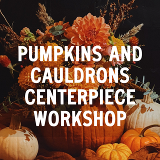 Pumpkins and Cauldrons Centerpiece Workshop | October 25th