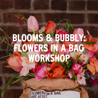Blooms & Bubbly: Flowers in a Bag Workshop - April 7th, Cutchogue