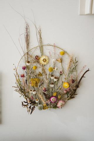 Dried Floral Panels and Hoop Wreath Workshop - September 22nd
