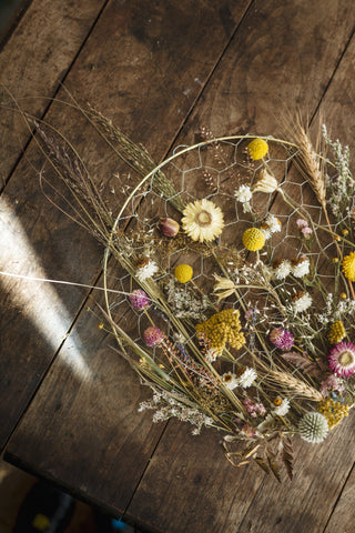 Dried Floral Panels and Hoop Wreath Workshop - September 22nd