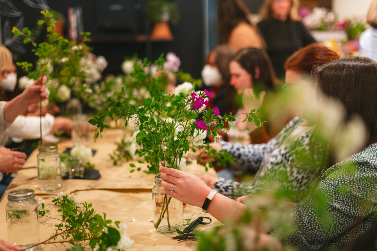 Handmade Workshops Class Private Floral Workshops