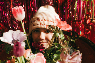 Local Flowers Love Language Cashmere Wool Beanie