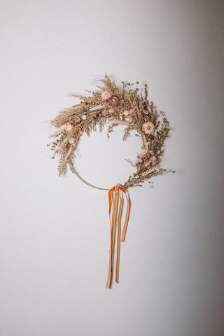 The Dried Floral Hoop Wreath