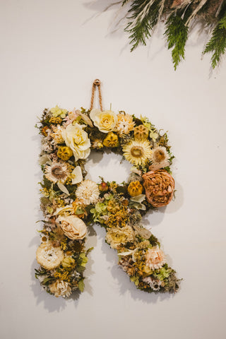 The Dried Floral Letter