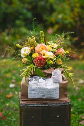 Three Months of Monthly Flowers in a Bag Deliveries