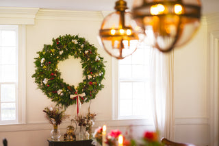 The Decorated Fresh Winter Wreath
