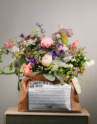 Three Months of Monthly Flowers in a Bag Deliveries