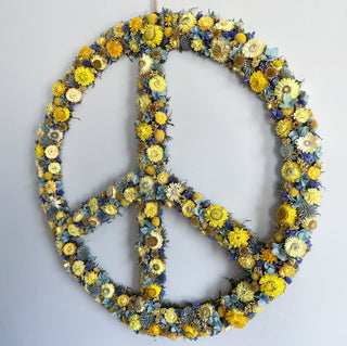 The Dried Floral Peace Wreath