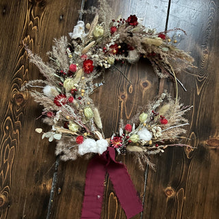 Dried Floral Holiday Hoop Wreath (Copy)