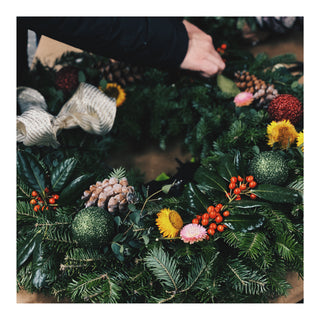 Fresh Holiday Wreath Workshop - Dec 5th, Huntington