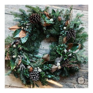 Fresh Holiday Wreath Workshop - Dec 5th, Huntington