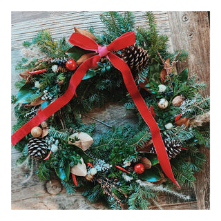 Fresh Holiday Wreath Workshop - Dec 5th, Huntington
