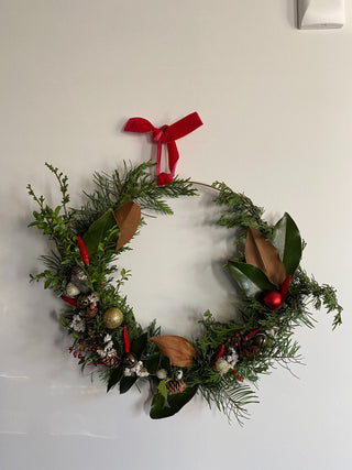 Fresh Holiday Hoop Wreaths Workshop - Dec. 10th, Huntington