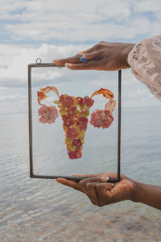 The Floral Uterus Frame - Planned Parenthood Fundraiser