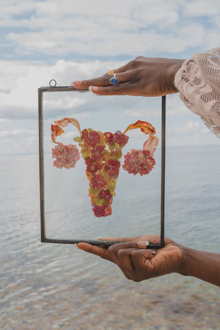 The Floral Uterus Frame